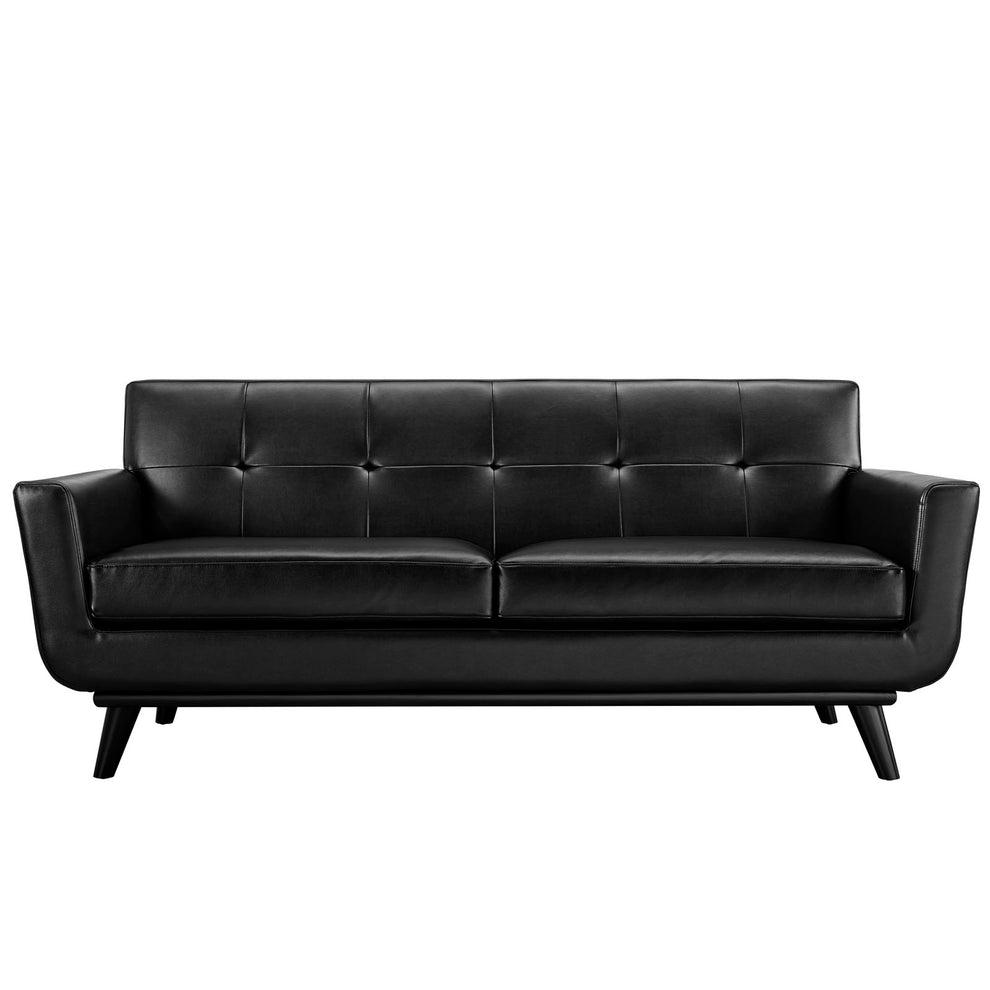 Engage Bonded Leather Loveseat By Modway - EEI-1337 | Loveseats | Modishstore - 3