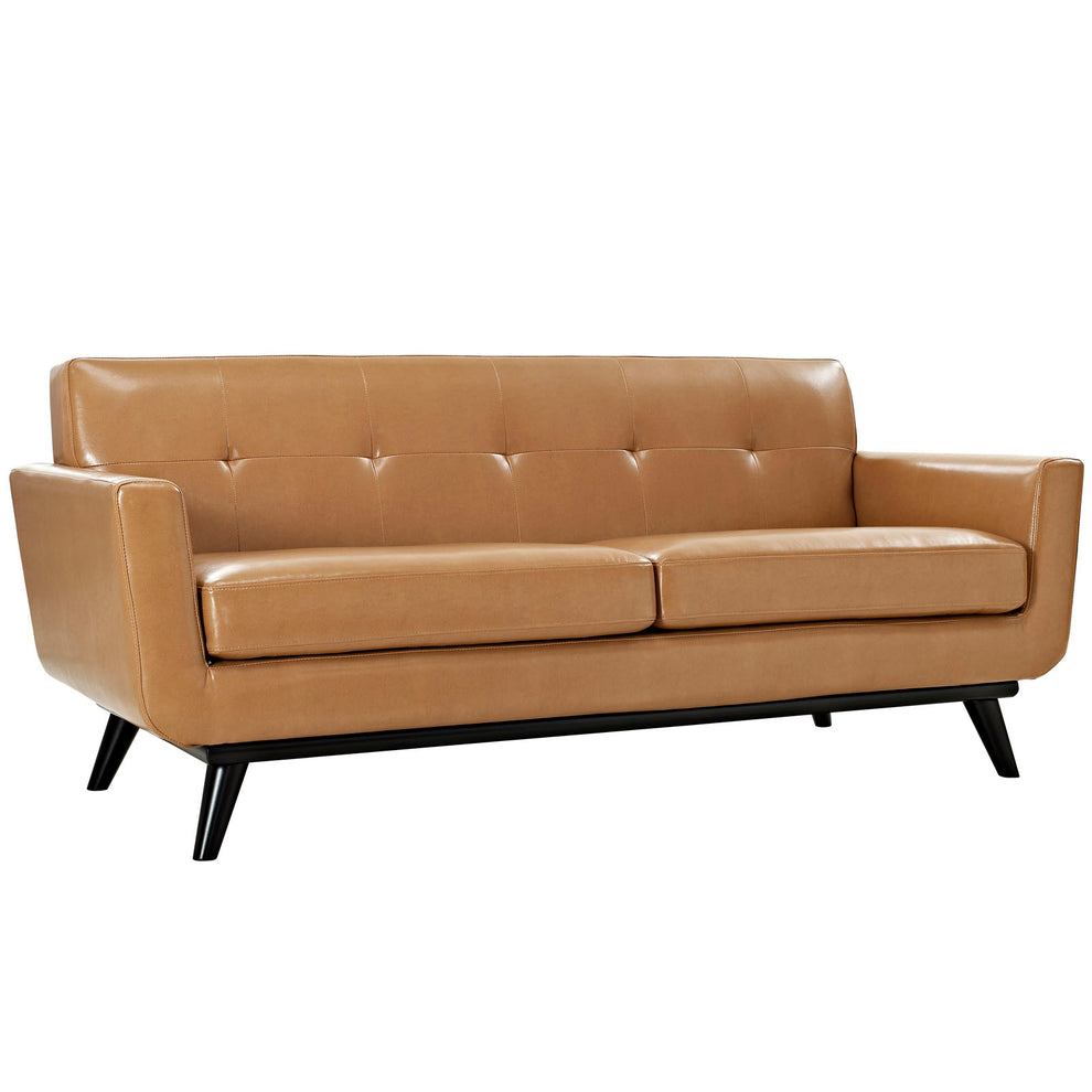 Engage Bonded Leather Loveseat By Modway - EEI-1337 | Loveseats | Modishstore - 6