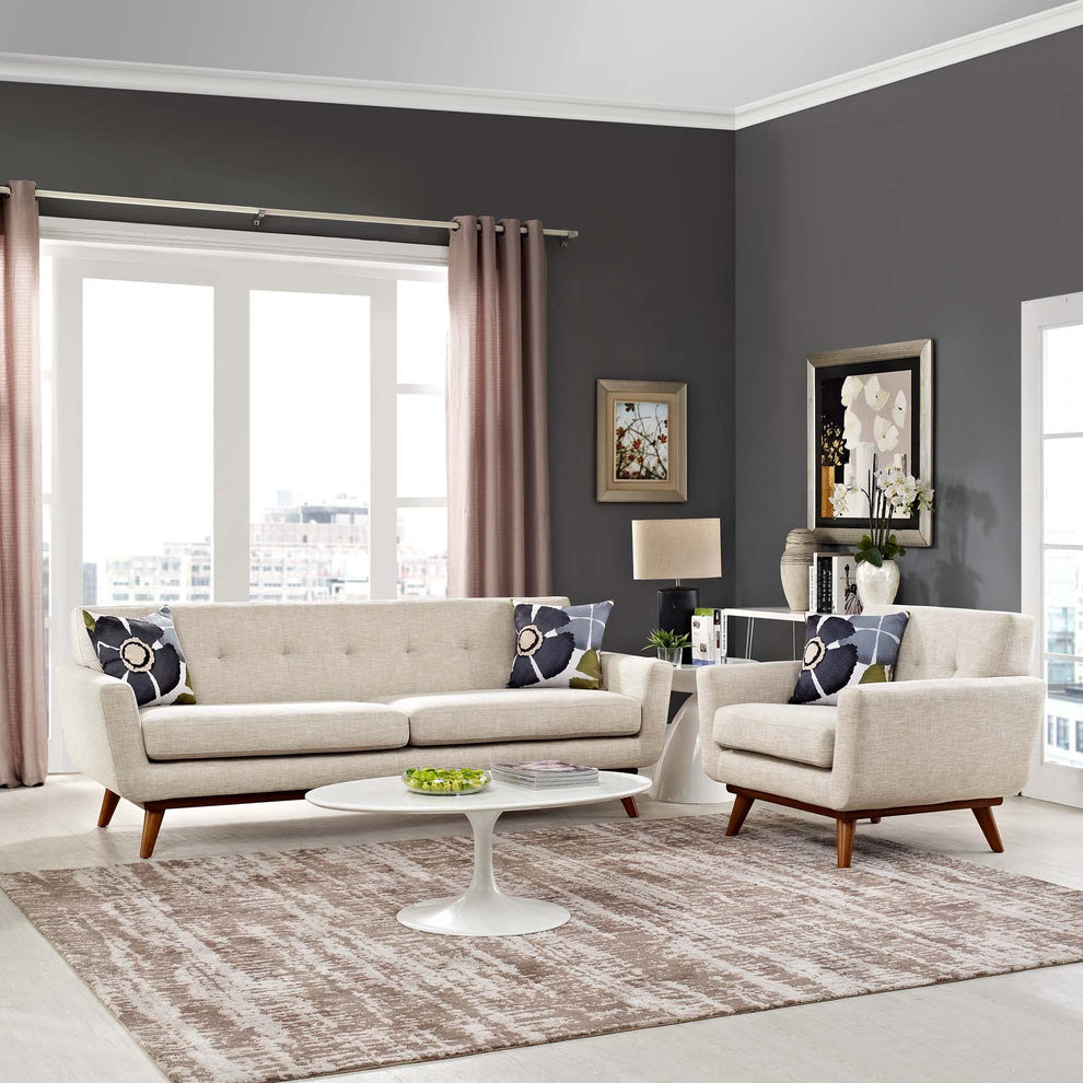Modway Engage Armchair and Sofa - Set of 2 - EEI-1344 | Sofa Set | Modishstore - 1