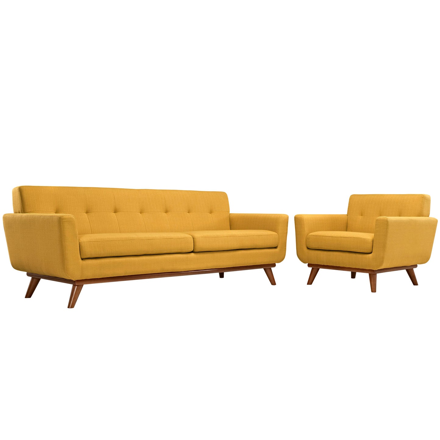 Modway Engage Armchair and Sofa - Set of 2 | Sofas | Modishstore-64