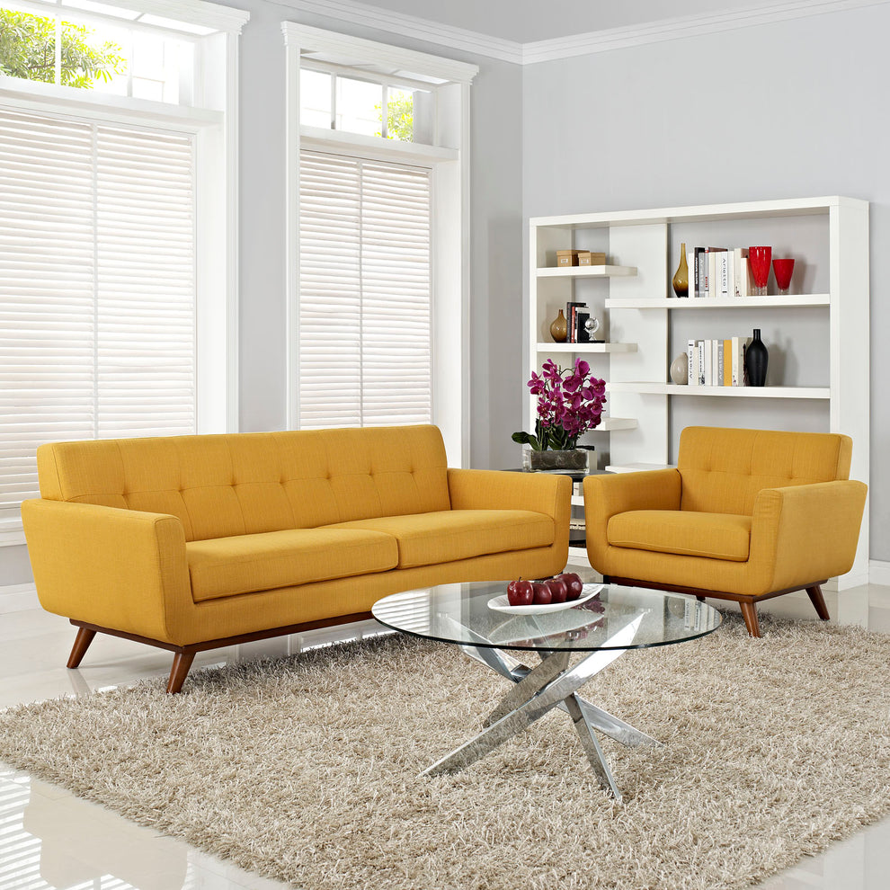 Modway Engage Armchair and Sofa - Set of 2 - EEI-1344 | Sofa Set | Modishstore - 48