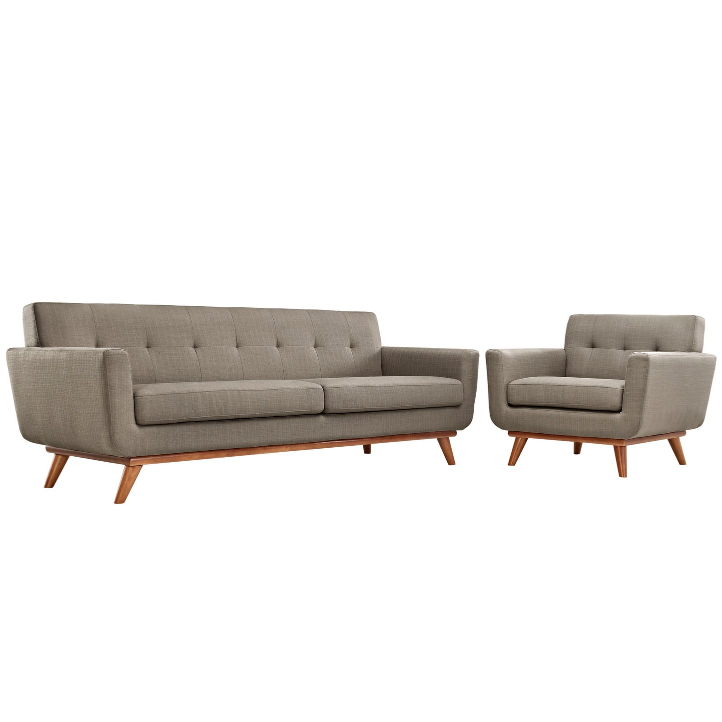 Modway Engage Armchair and Sofa - Set of 2 | Sofas | Modishstore-58