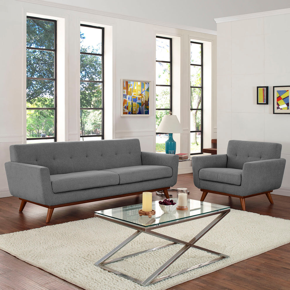 Modway Engage Armchair and Sofa - Set of 2 - EEI-1344 | Sofa Set | Modishstore - 56