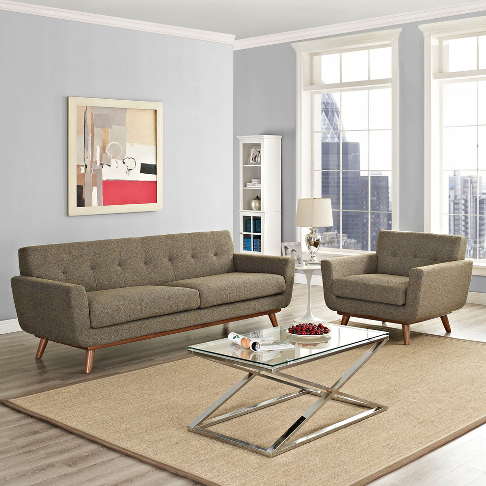 Modway Engage Armchair and Sofa - Set of 2 - EEI-1344 | Sofa Set | Modishstore - 26