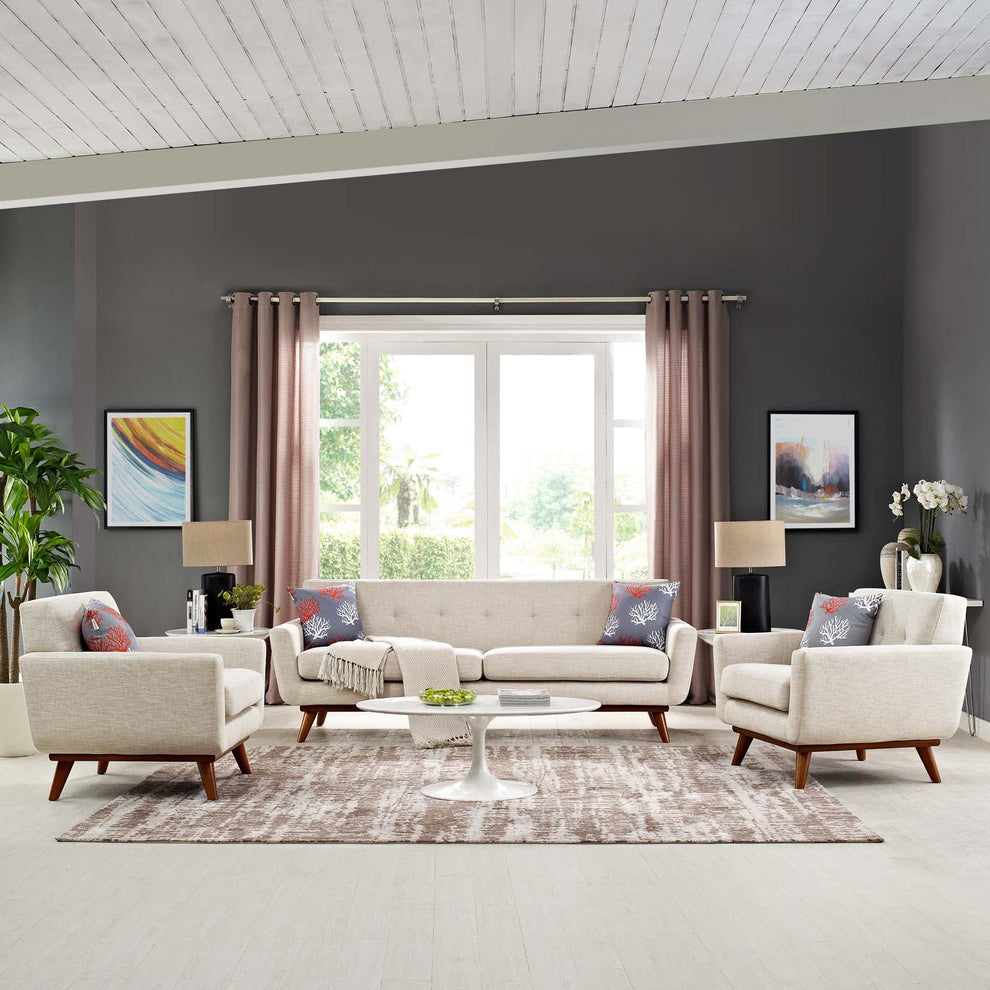 Modway Engage Armchairs and Sofa - Set of 3 - EEI-1345 | Sofa Set | Modishstore - 40