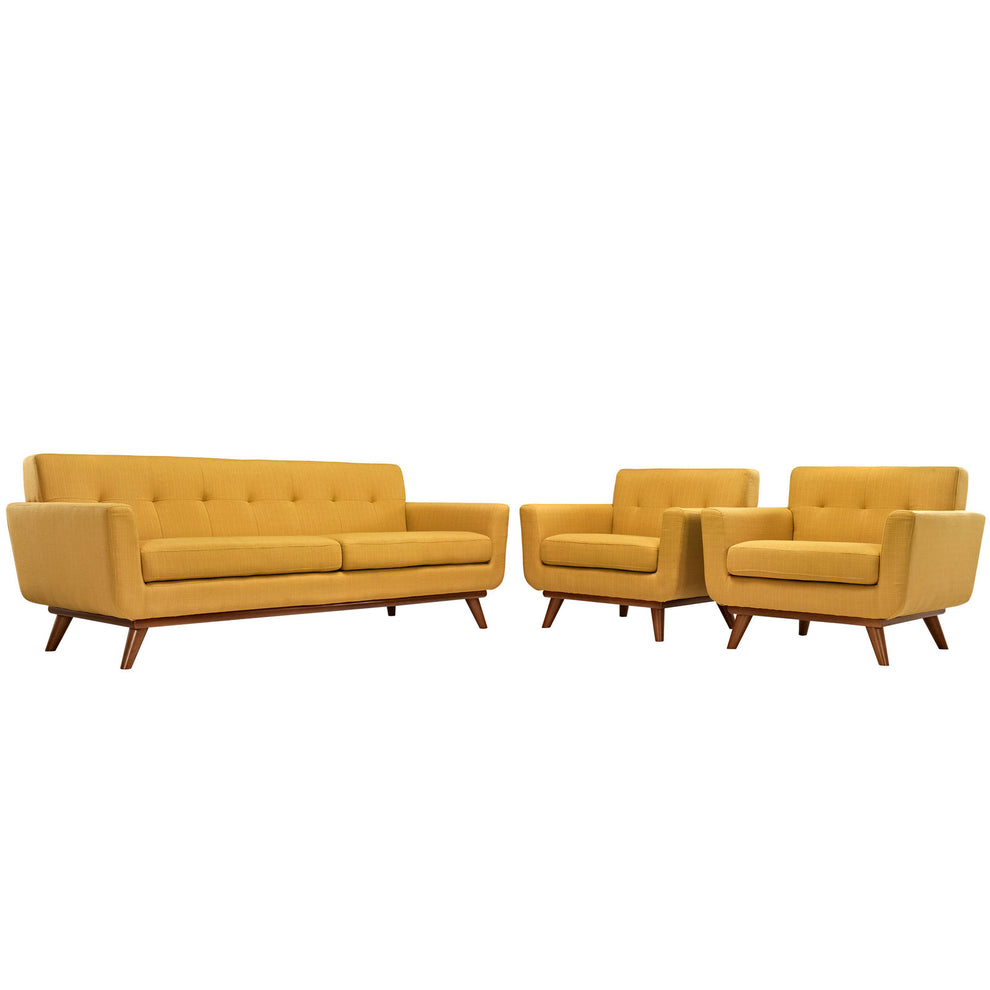 Modway Engage Armchairs and Sofa - Set of 3 - EEI-1345 | Sofa Set | Modishstore - 23