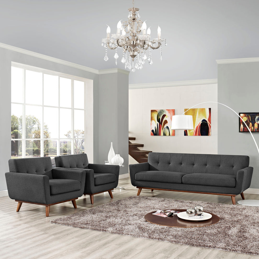 Modway Engage Armchairs and Sofa - Set of 3 - EEI-1345 | Sofa Set | Modishstore - 14