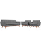 Modway Engage Armchairs and Sofa - Set of 3 | Sofas | Modishstore-49