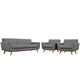 Modway Engage Armchairs and Sofa - Set of 3 | Sofas | Modishstore-4