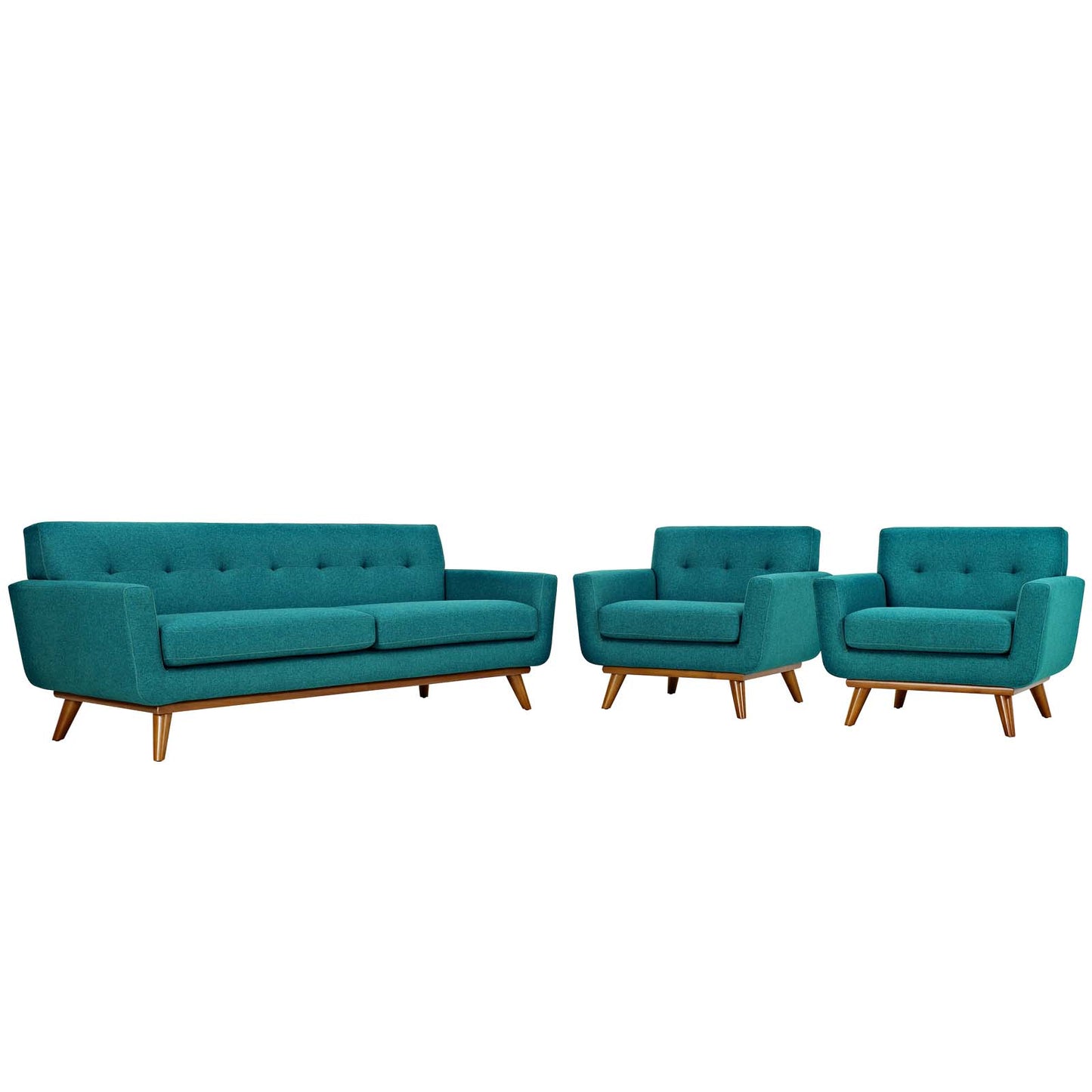 Modway Engage Armchairs and Sofa - Set of 3 | Sofas | Modishstore-10