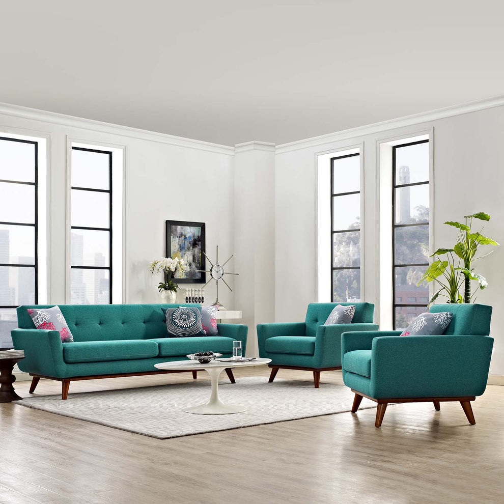 Modway Engage Armchairs and Sofa - Set of 3 - EEI-1345 | Sofa Set | Modishstore - 32