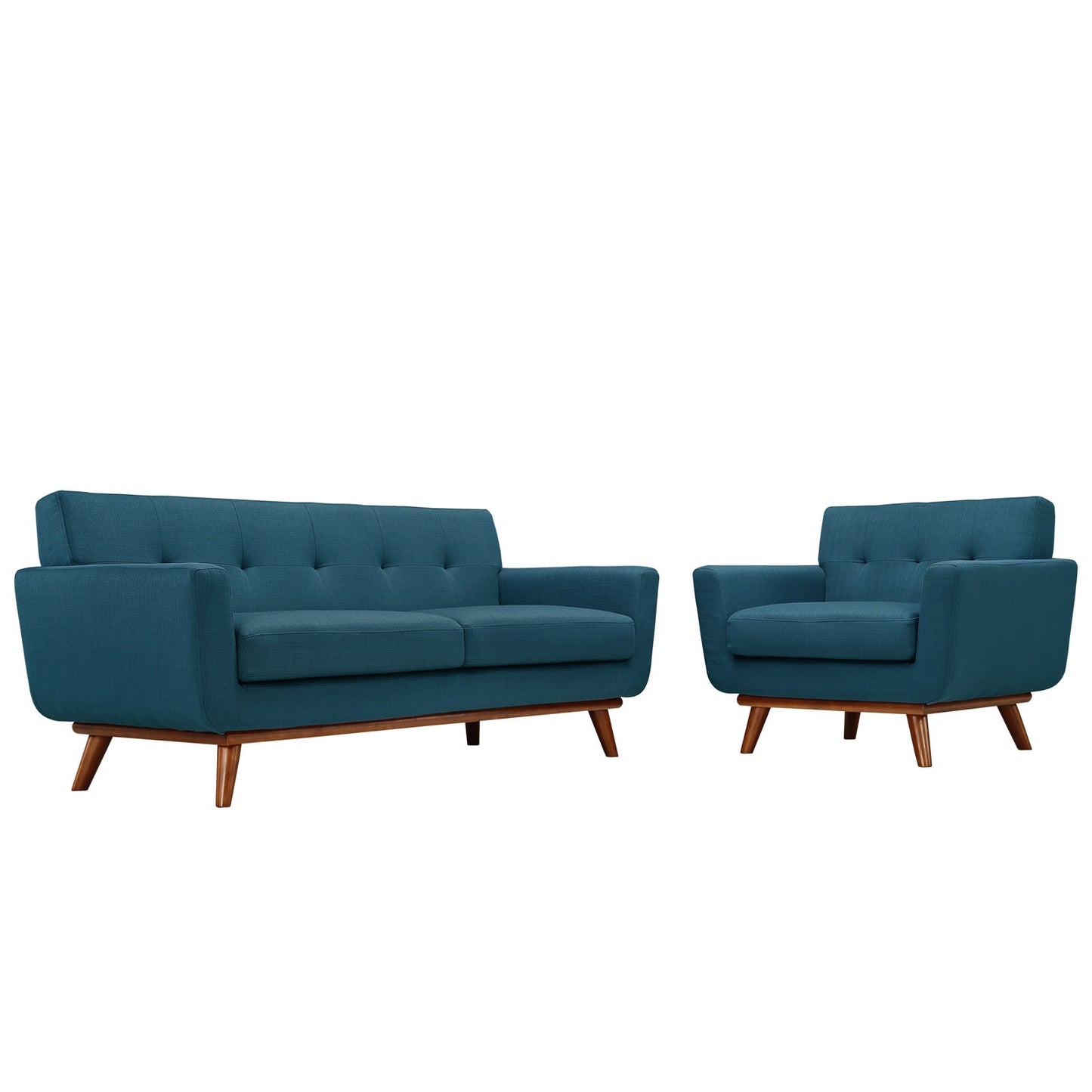 Modway Engage Armchair and Loveseat - Set of 2 - EEI-1346 | Sofa Set | Modishstore-37