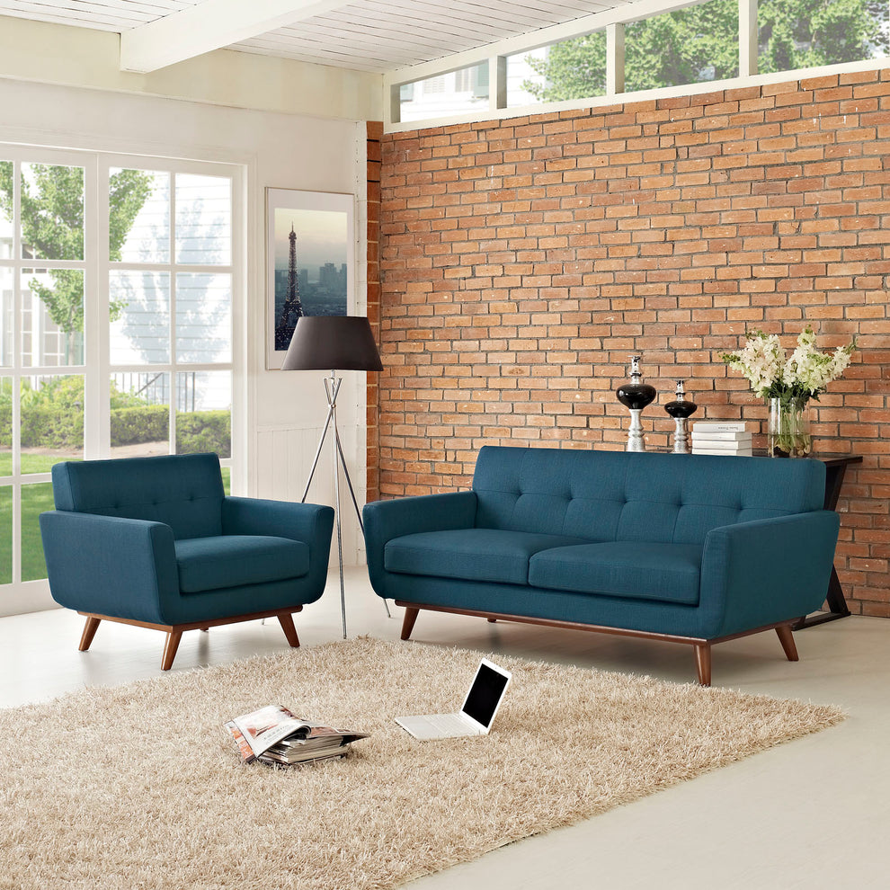 Modway Engage Armchair and Loveseat - Set of 2 - EEI-1346 | Sofa Set | Modishstore - 25