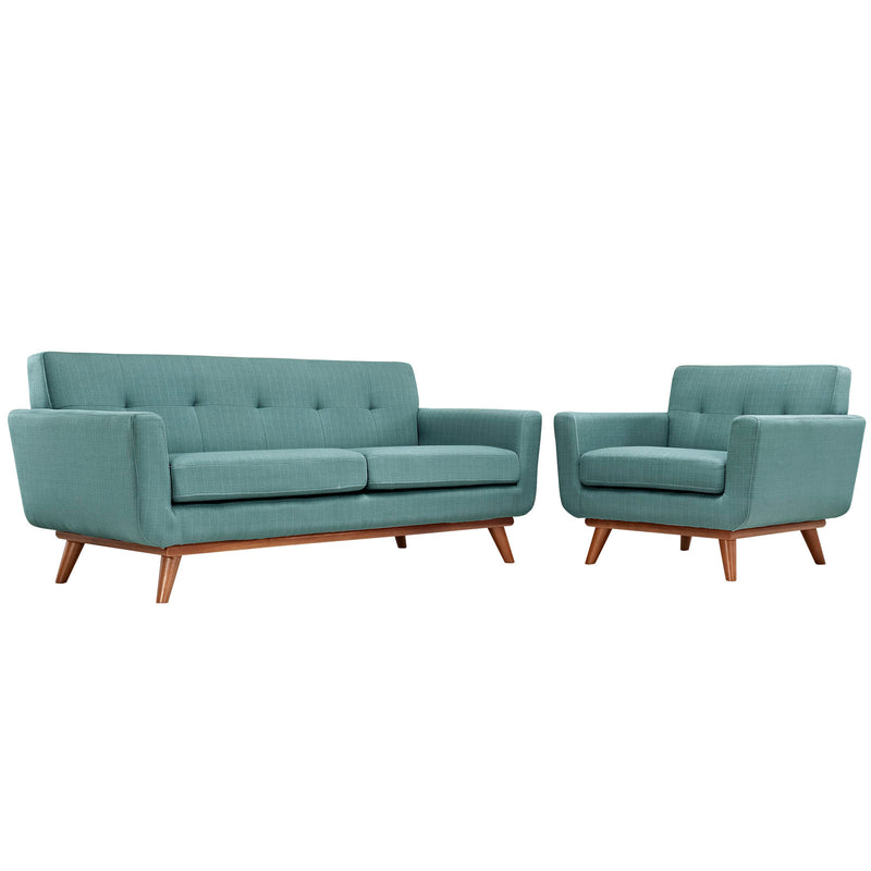 Modway Engage Armchair and Loveseat - Set of 2 - EEI-1346 | Sofa Set | Modishstore - 2