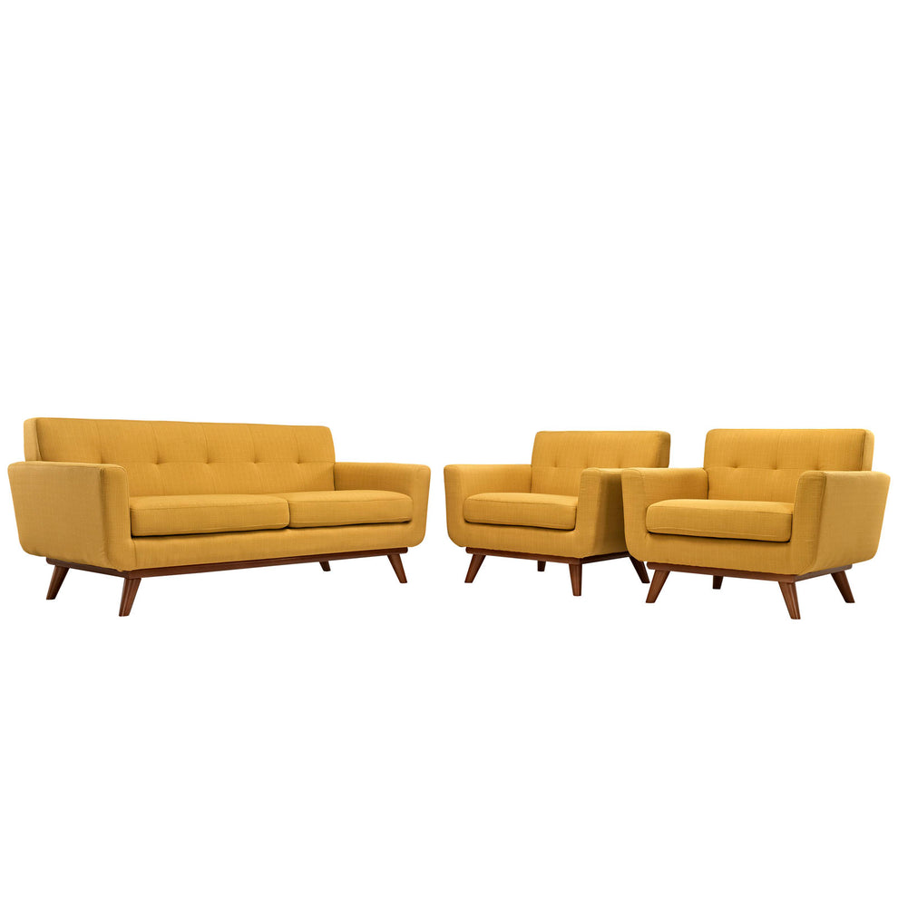 Modway Engage Armchairs and Loveseat - Set of 3 - EEI-1347 | Sofa Set | Modishstore - 20