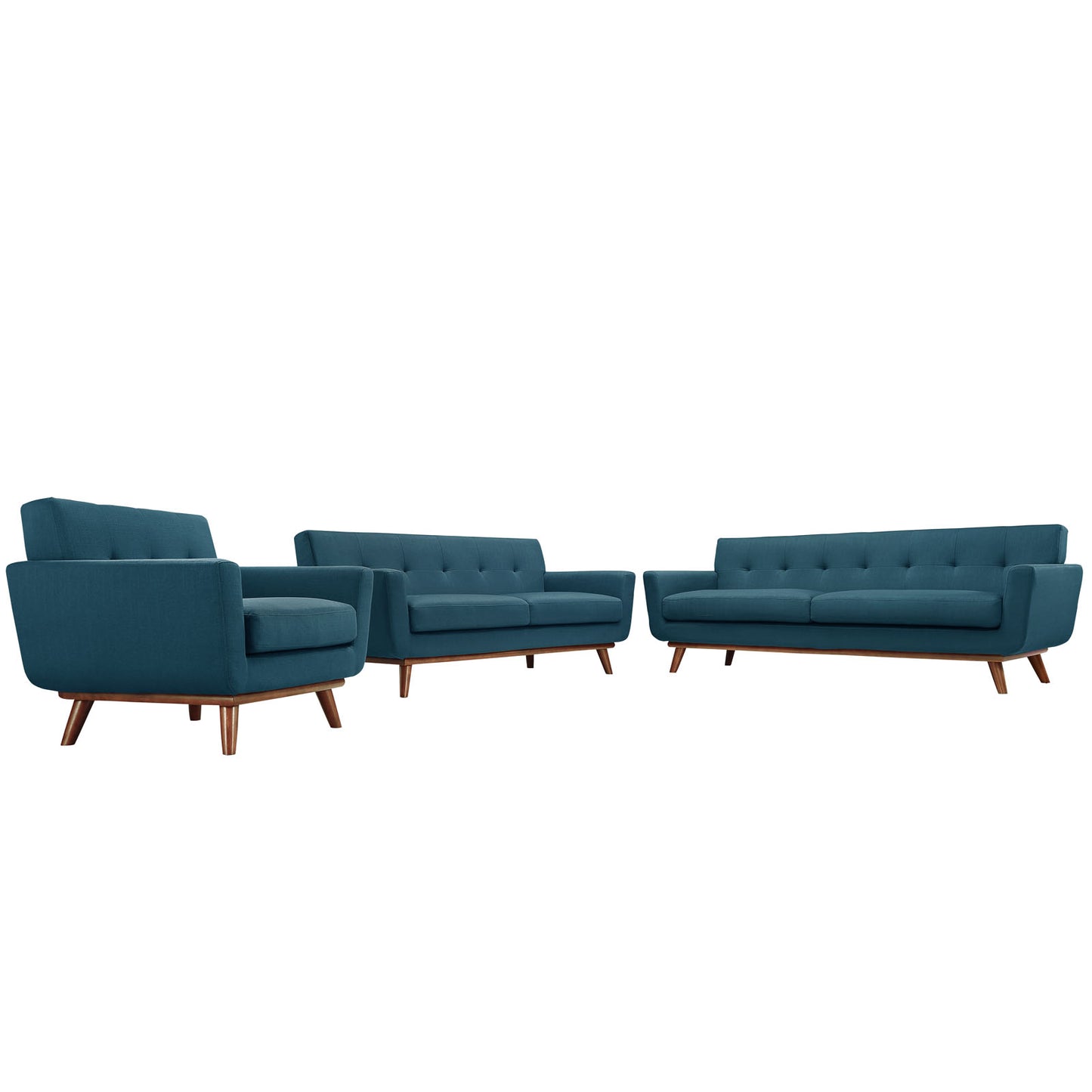 Modway Engage Sofa Loveseat and Armchair - Set of 3 - EEI-1349 | Sofa Set | Modishstore-41