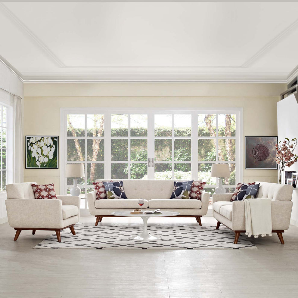 Modway Engage Sofa Loveseat and Armchair - Set of 3 - EEI-1349 | Sofa Set | Modishstore - 43