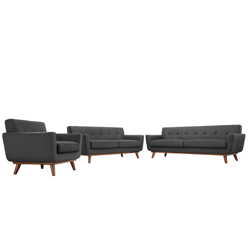 Modway Engage Sofa Loveseat and Armchair - Set of 3 - EEI-1349 | Sofa Set | Modishstore-27