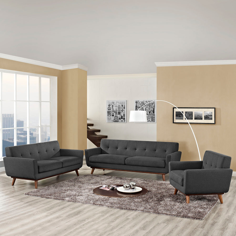 Modway Engage Sofa Loveseat and Armchair - Set of 3 - EEI-1349 | Sofa Set | Modishstore - 21