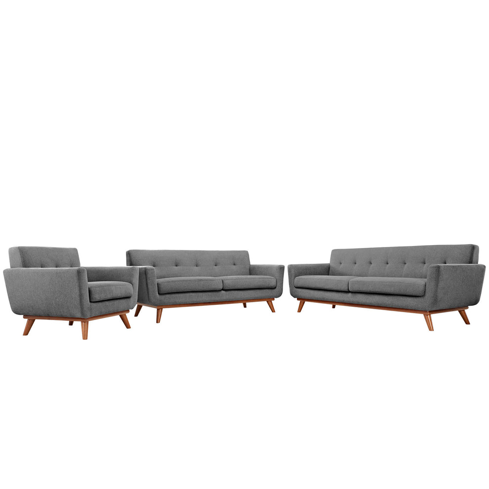 Modway Engage Sofa Loveseat and Armchair - Set of 3 - EEI-1349 | Sofa Set | Modishstore - 8