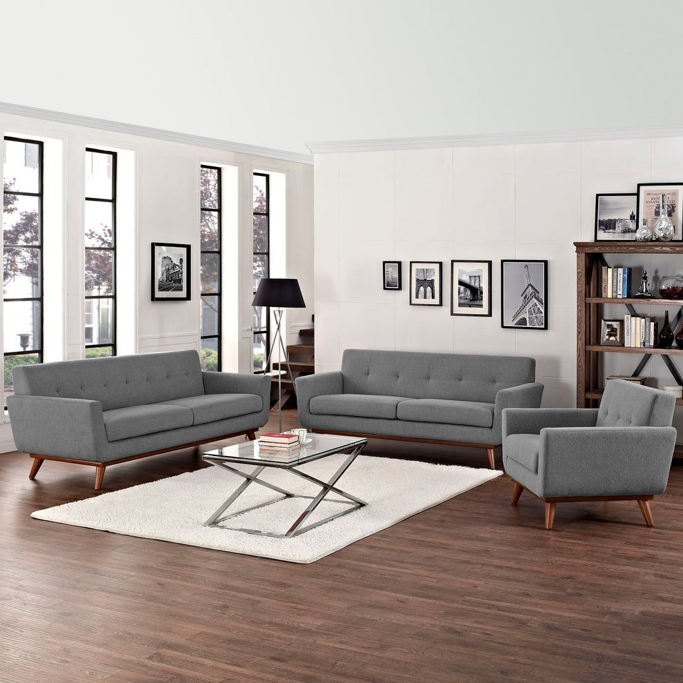 Modway Engage Sofa Loveseat and Armchair - Set of 3 - EEI-1349 | Sofa Set | Modishstore - 13