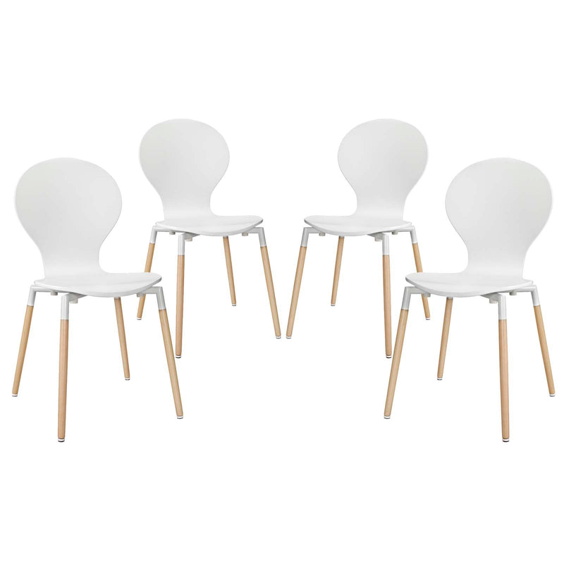 Modway Path Dining Chair - Set of 4 | Dining Chairs | Modishstore-9