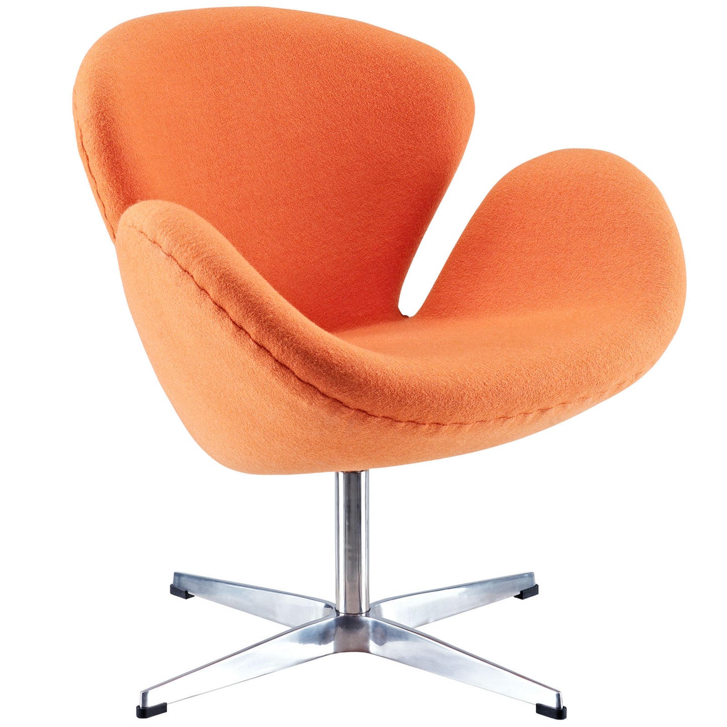 Wing Upholstered Fabric Chair By Modway - EEI-137 | Lounge Chairs | Modishstore - 3