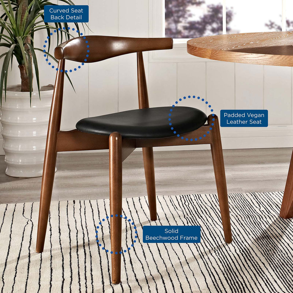 Modway Stalwart Dining Side Chairs - Set of 4 - EEI-1378 | Dining Chairs | Modishstore - 5