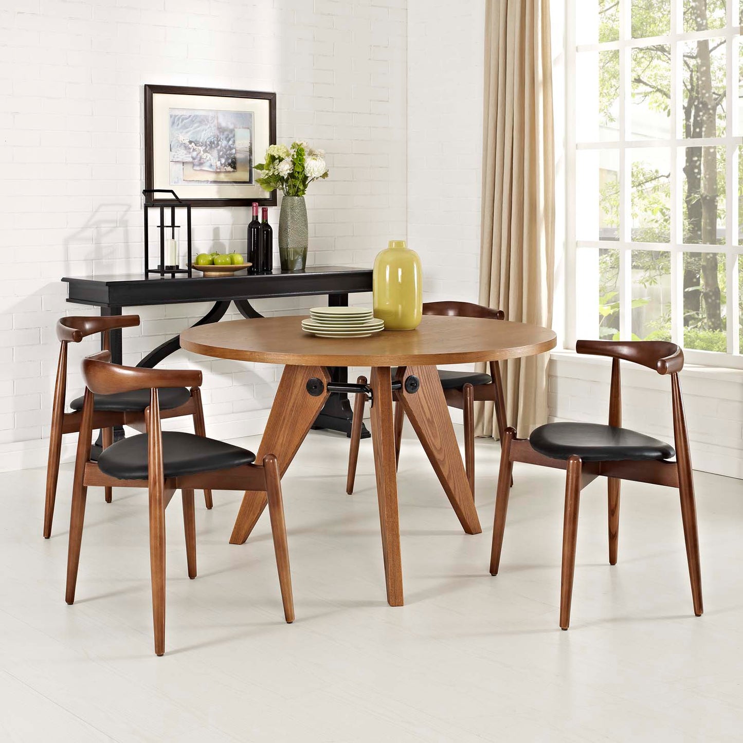 Modway Stalwart Dining Side Chairs - Set of 4 | Dining Chairs | Modishstore-6