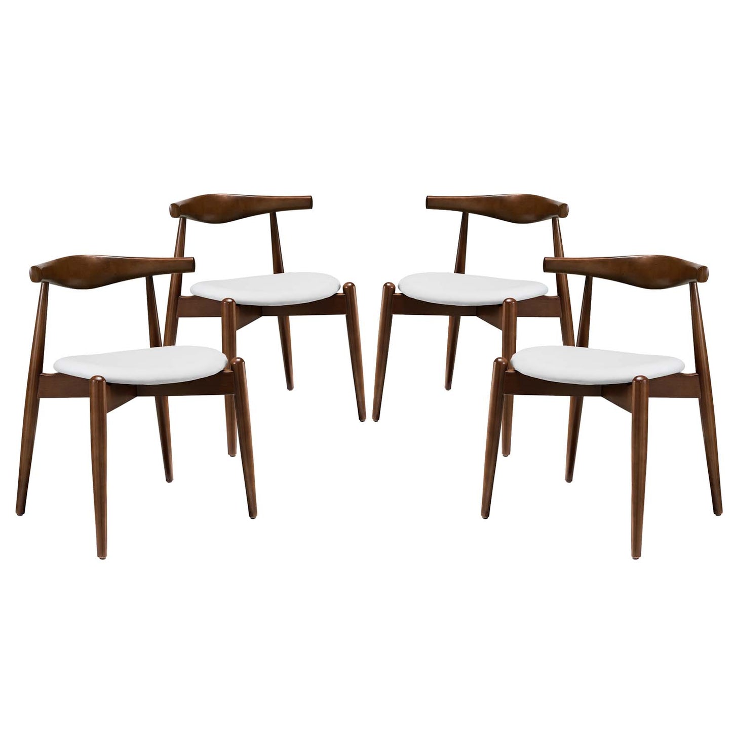 Modway Stalwart Dining Side Chairs - Set of 4 | Dining Chairs | Modishstore-11