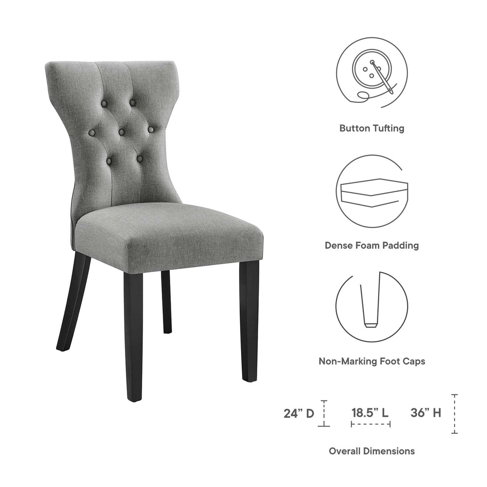 Modway Silhouette Dining Side Chair - EEI-1380 | Dining Chairs | Modishstore - 25