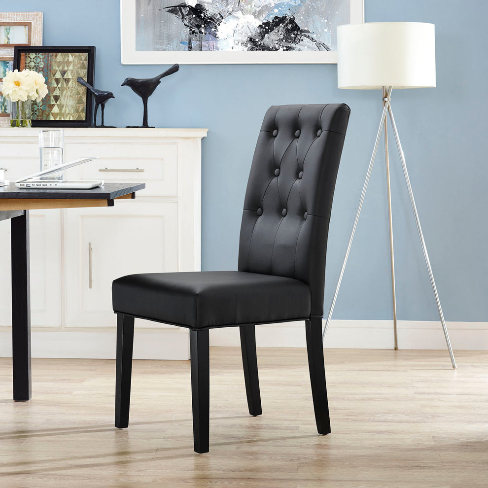 Modway Confer Dining Vinyl Side Chair - EEI-1382 | Dining Chairs | Modishstore - 5