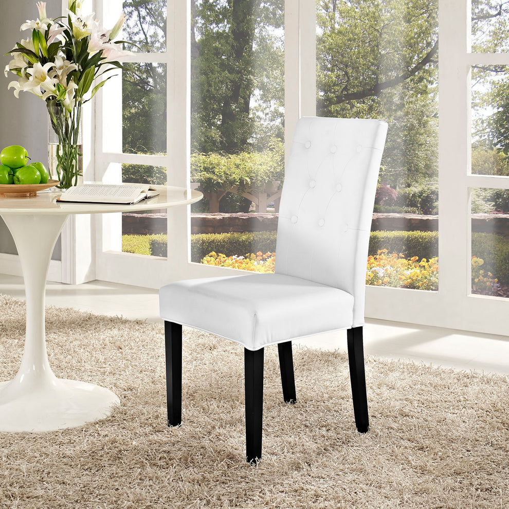 Modway Confer Dining Vinyl Side Chair - EEI-1382 | Dining Chairs | Modishstore - 1