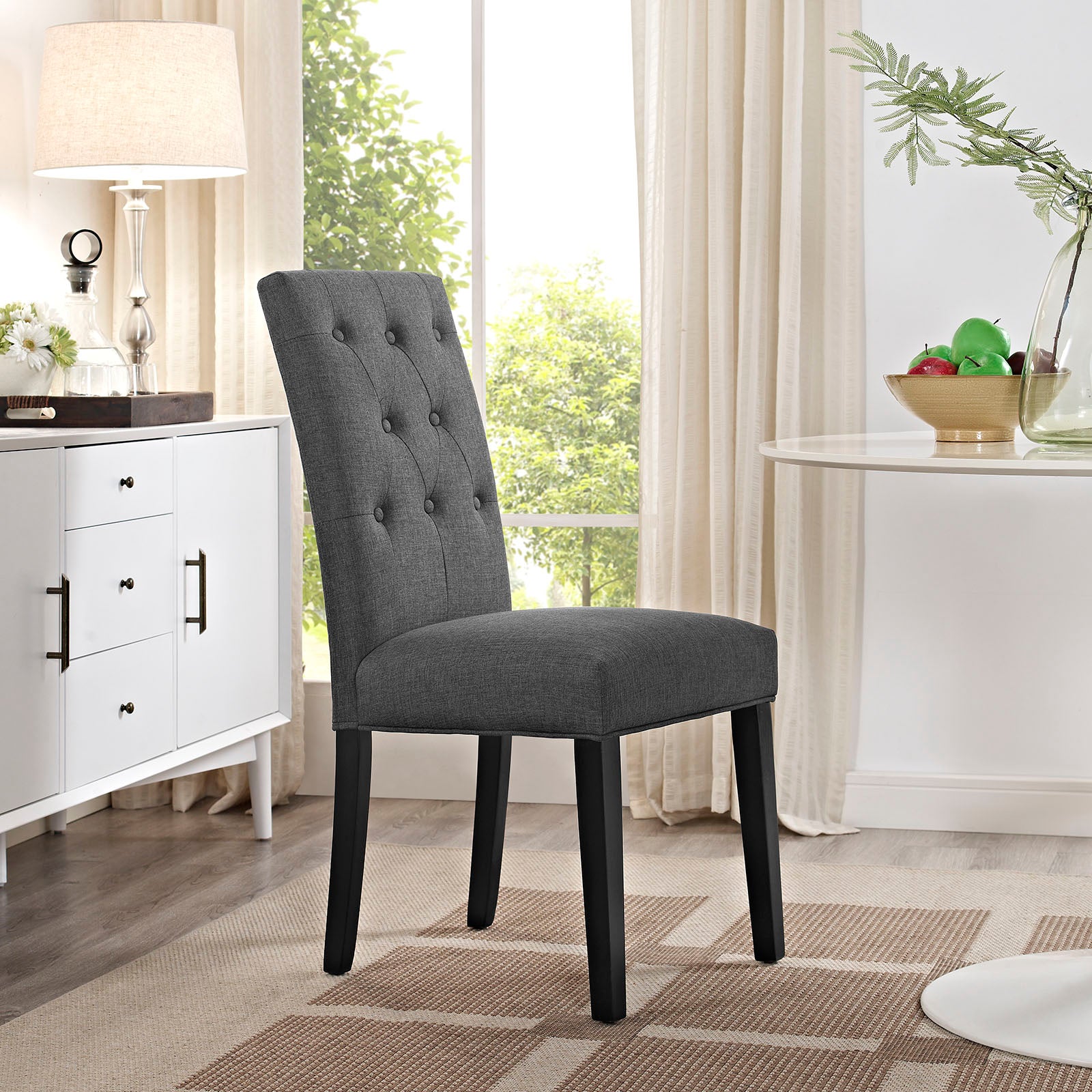 Modway Confer Dining Fabric Side Chair - EEI-1383 | Dining Chairs | Modishstore-1