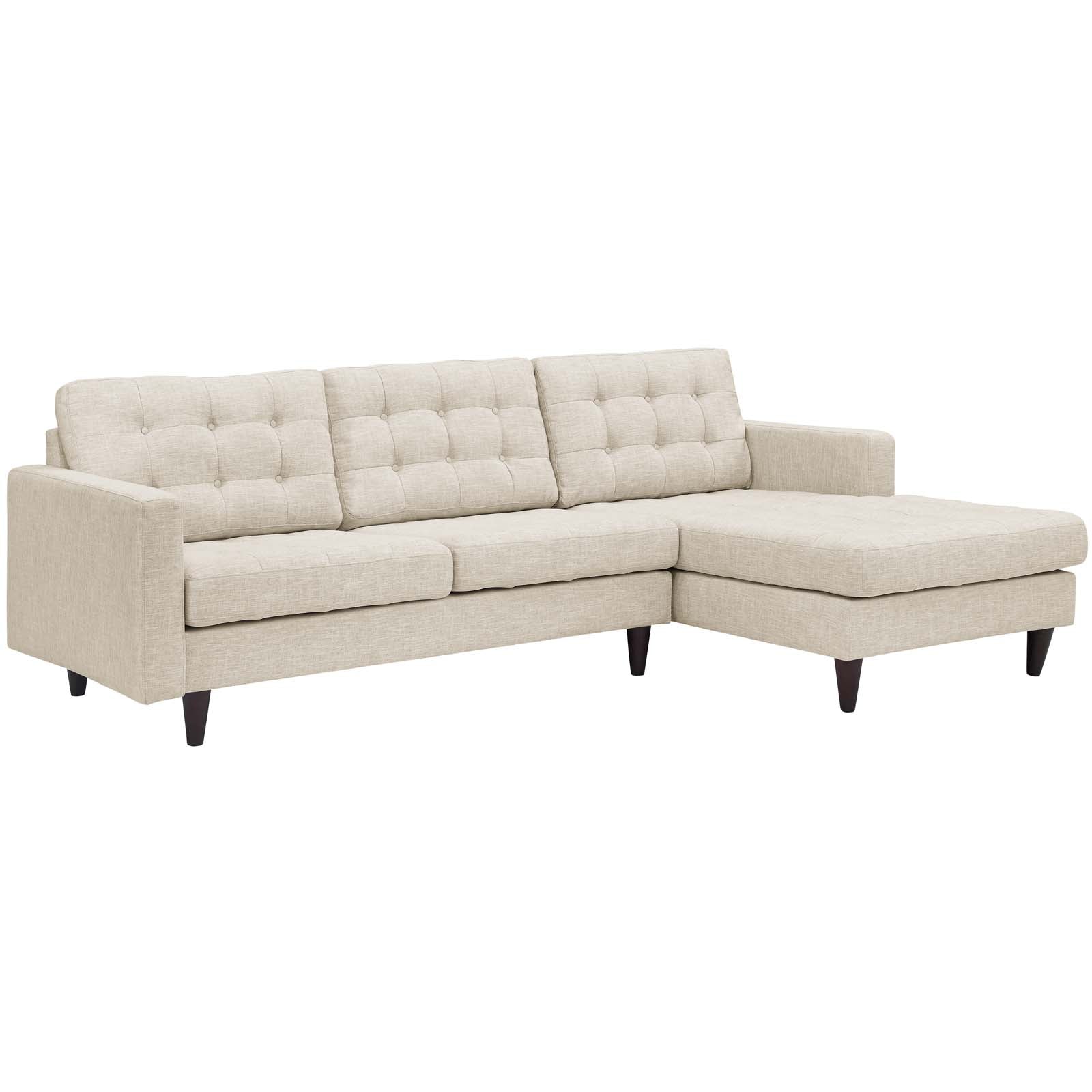 Empress Right-Facing Upholstered Fabric Sectional Sofa By Modway - EEI-1416 | Sectional | Modishstore - 2