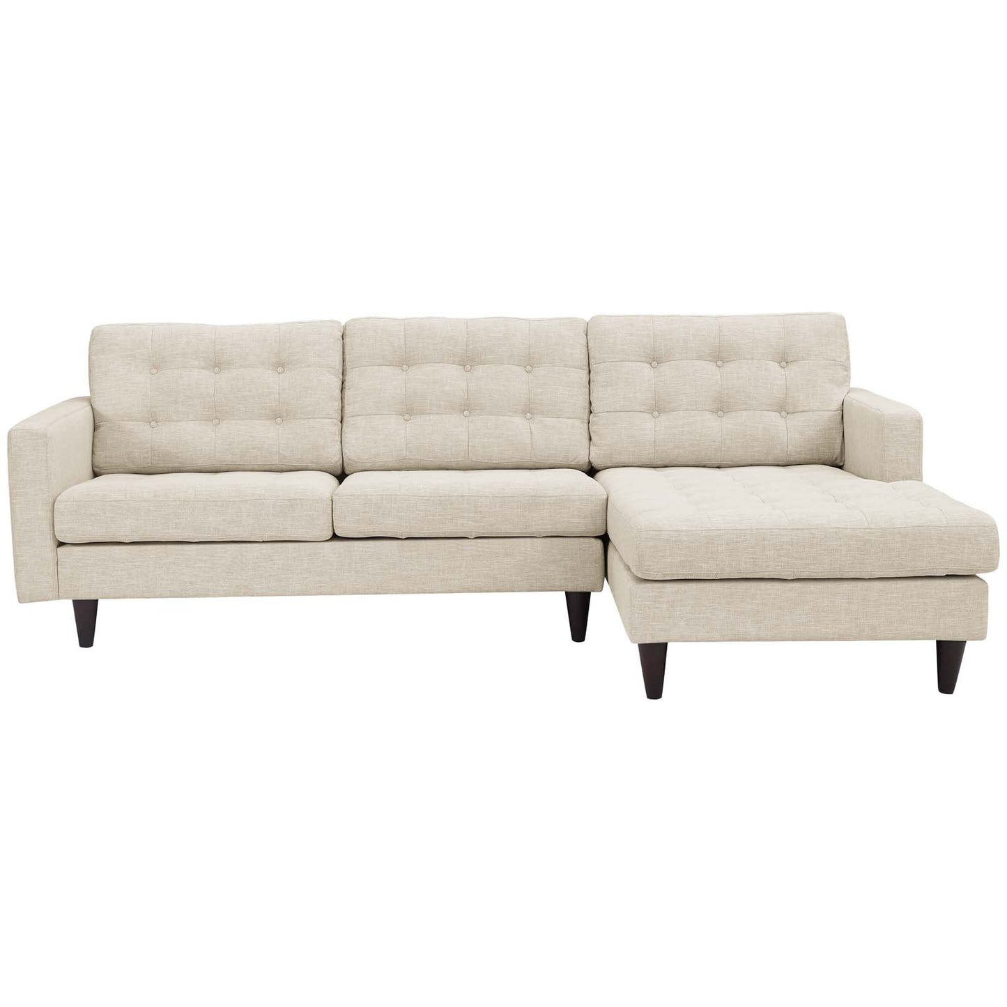 Empress Right-Facing Upholstered Fabric Sectional Sofa By Modway - EEI-1416 | Sectional | Modishstore - 4