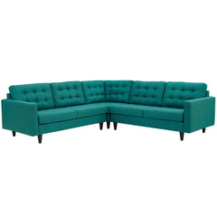 Modway Empress 3 Piece Fabric Sectional Sofa Set - EEI-1417