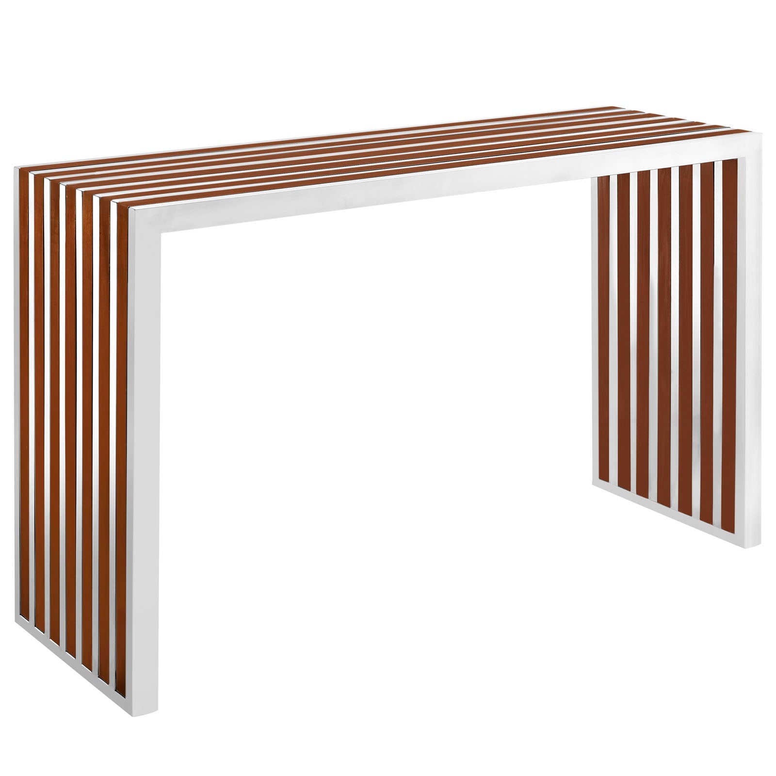 Gridiron Wood Inlay Console Table By Modway - EEI-1431 | Console Tables | Modishstore - 2