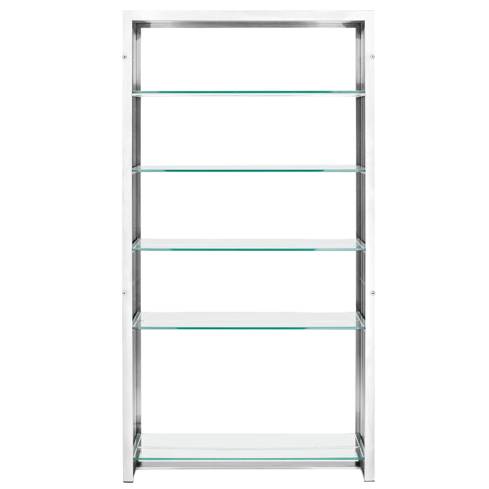Gridiron Stainless Steel Bookshelf By Modway - EEI-1432 | Bookcases | Modishstore - 3