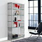Gridiron Stainless Steel Bookshelf By Modway - EEI-1432 | Bookcases | Modishstore - 1
