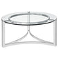 Modway Signet Stainless Steel Coffee Table - Silver | Coffee Tables | Modishstore-4