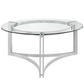 Modway Signet Stainless Steel Coffee Table - Silver | Coffee Tables | Modishstore-2