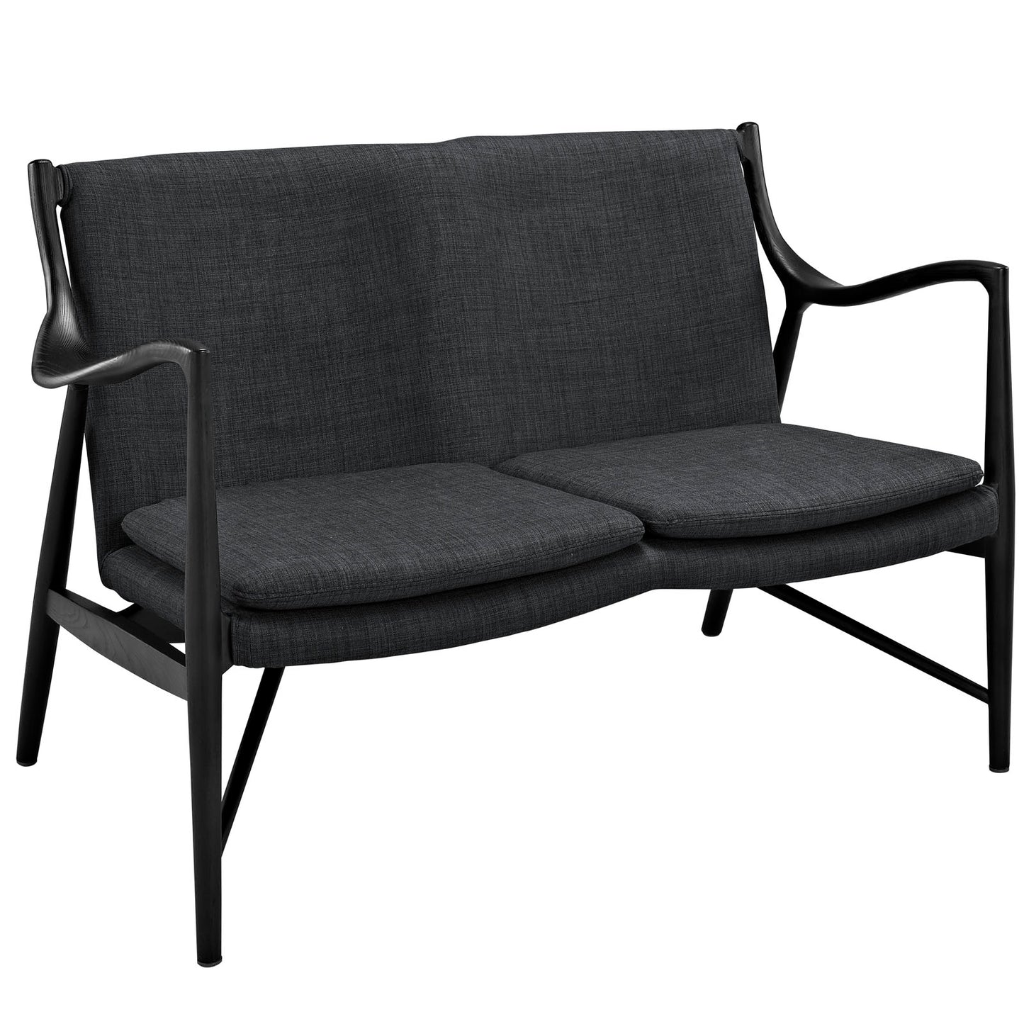 Makeshift Upholstered Fabric Loveseat By Modway - EEI-1441 | Loveseats | Modishstore - 3
