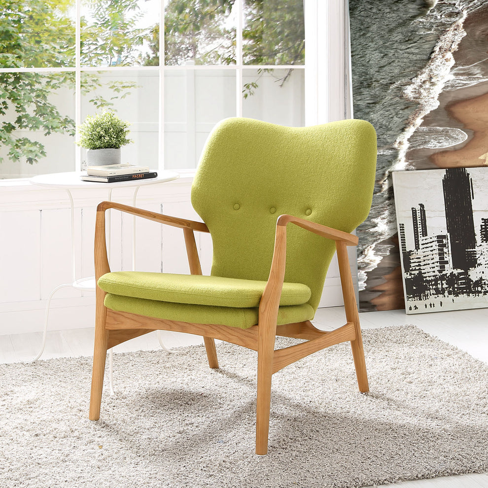 Heed Upholstered Fabric Lounge Chair By Modway - EEI-1442 | Lounge Chairs | Modishstore - 1
