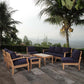 Marina 10 Piece Outdoor Patio Teak Set By Modway - EEI-1480 | Outdoor Sofas, Loveseats & Sectionals | Modishstore - 15
