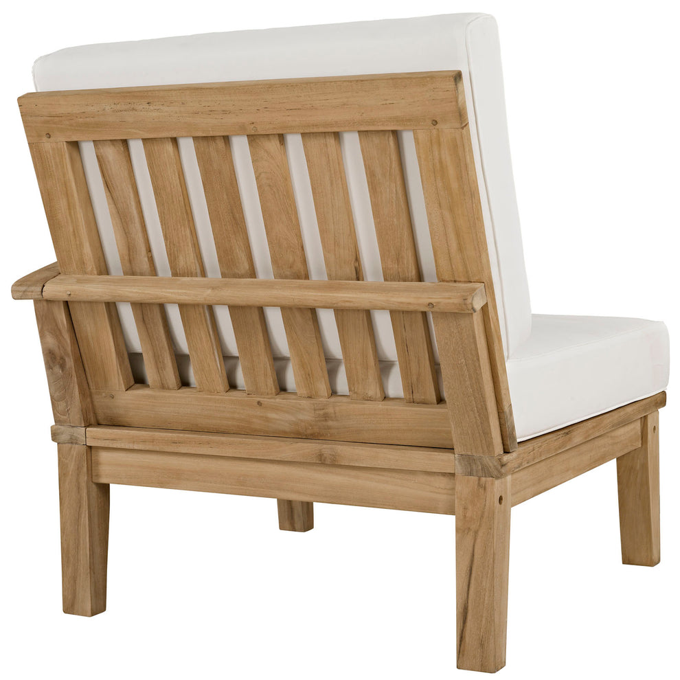 Modway Marina 7 Piece Outdoor Patio Teak Set - EEI-1481 | Outdoor Sofas, Loveseats & Sectionals | Modishstore - 9