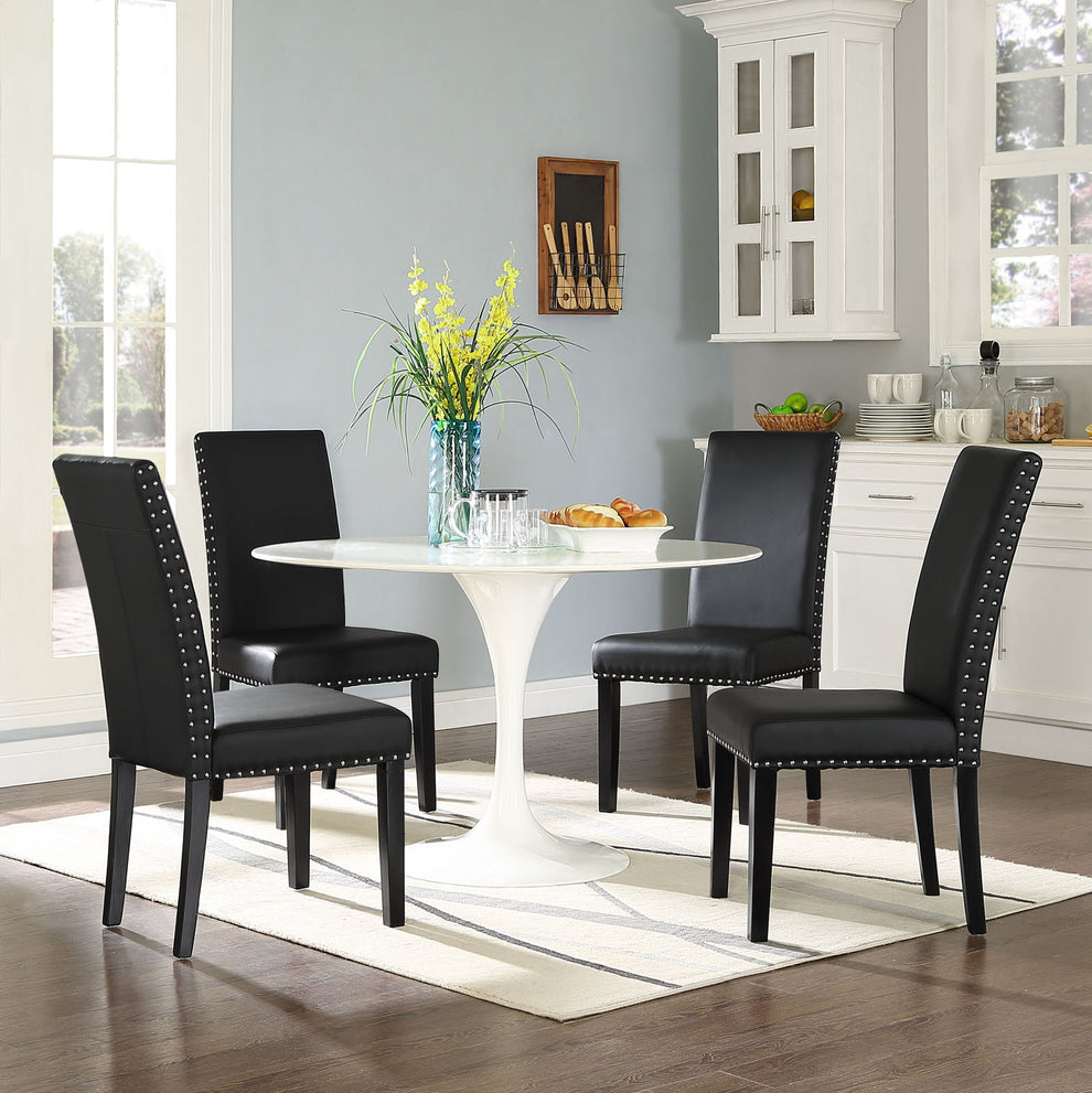 Modway Parcel Dining Vinyl Side Chair - EEI-1491 | Dining Chairs | Modishstore - 8