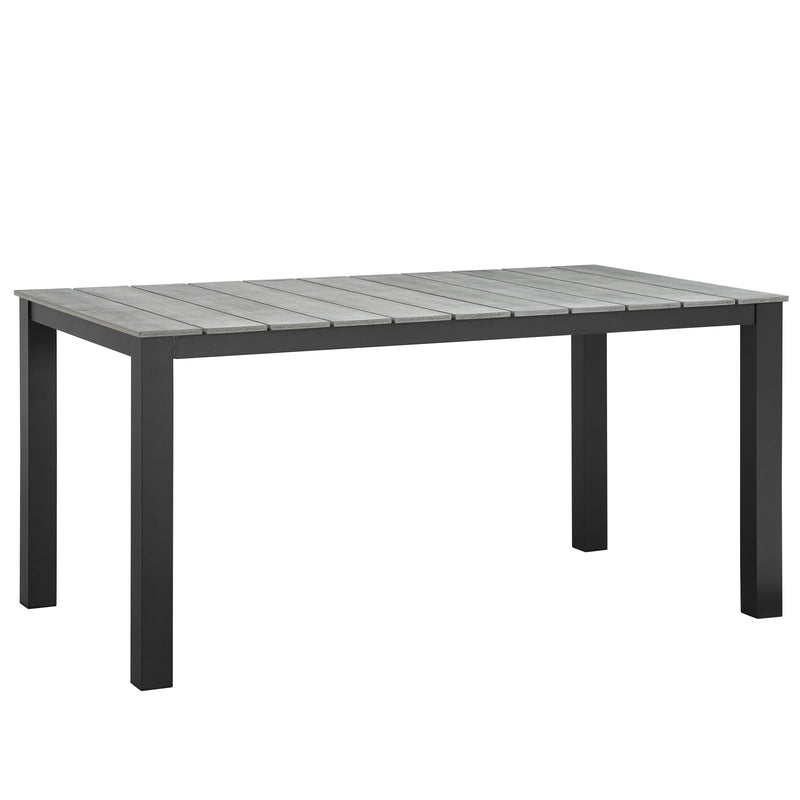 Modway Maine 63" Outdoor Patio Dining Table - EEI-1508 | Outdoor Tables | Modishstore - 2