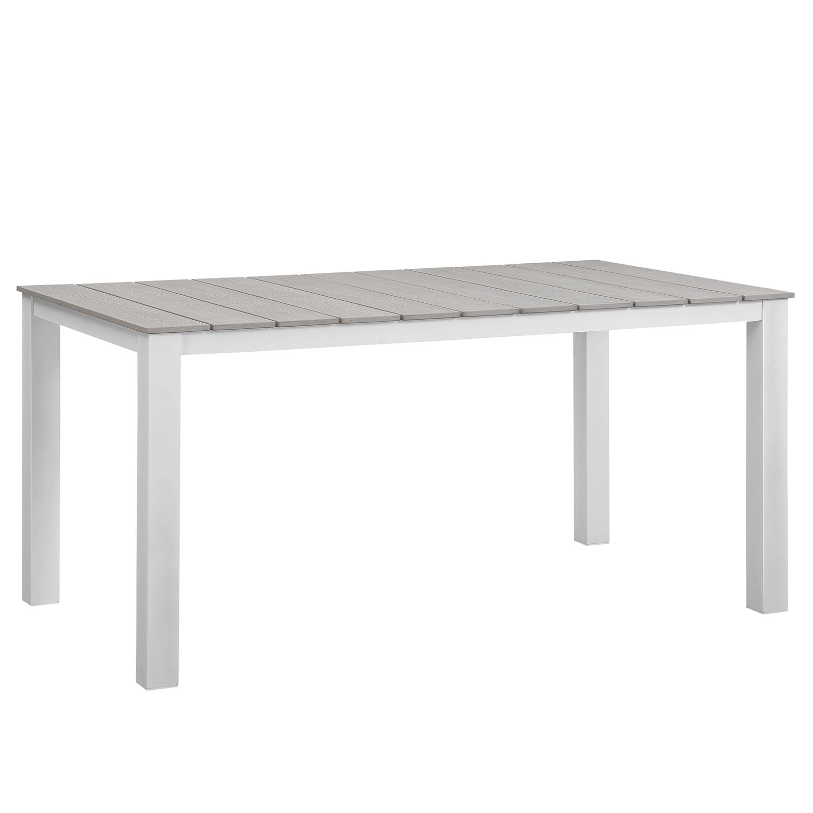 Modway Maine 63" Outdoor Patio Dining Table - EEI-1508 | Outdoor Tables | Modishstore - 1