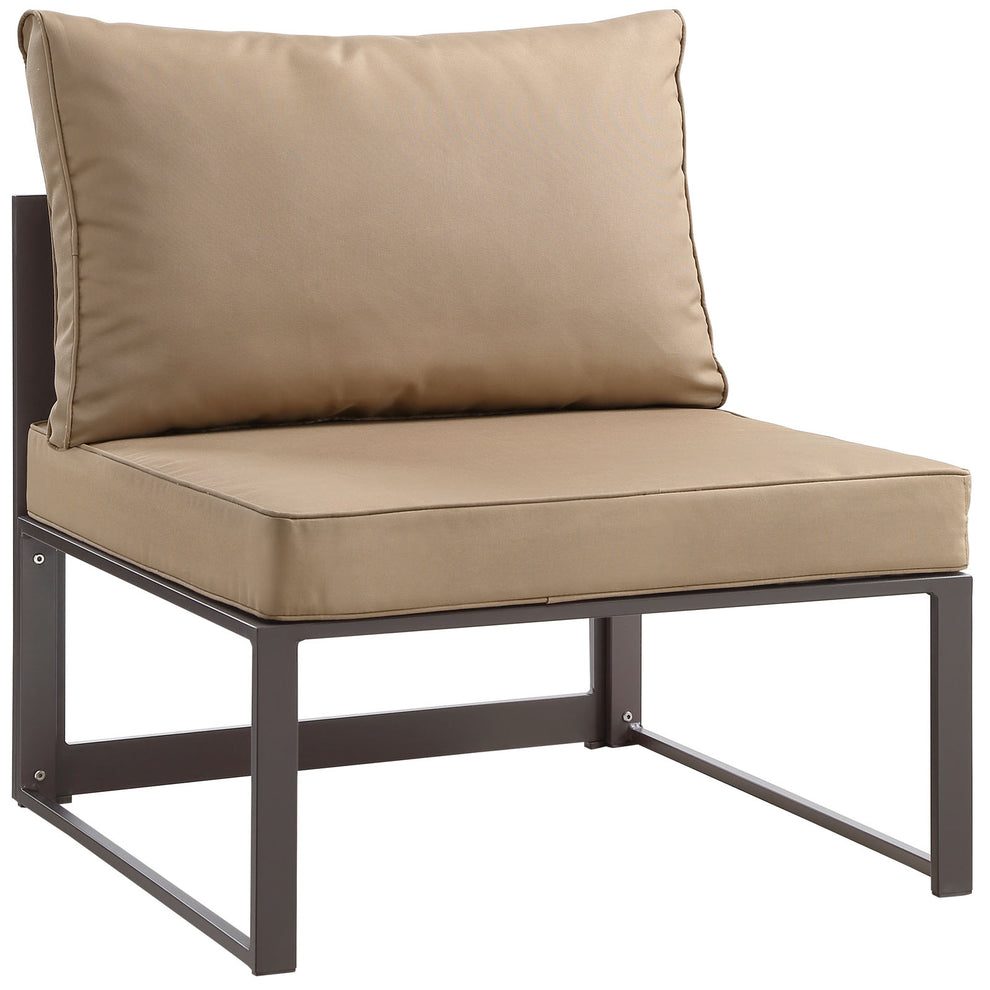 Modway Fortuna Armless Outdoor Patio Sofa - EEI-1520 | Outdoor Chairs | Modishstore - 3